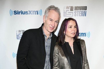 Mcenroe and His Wife Patty Smith